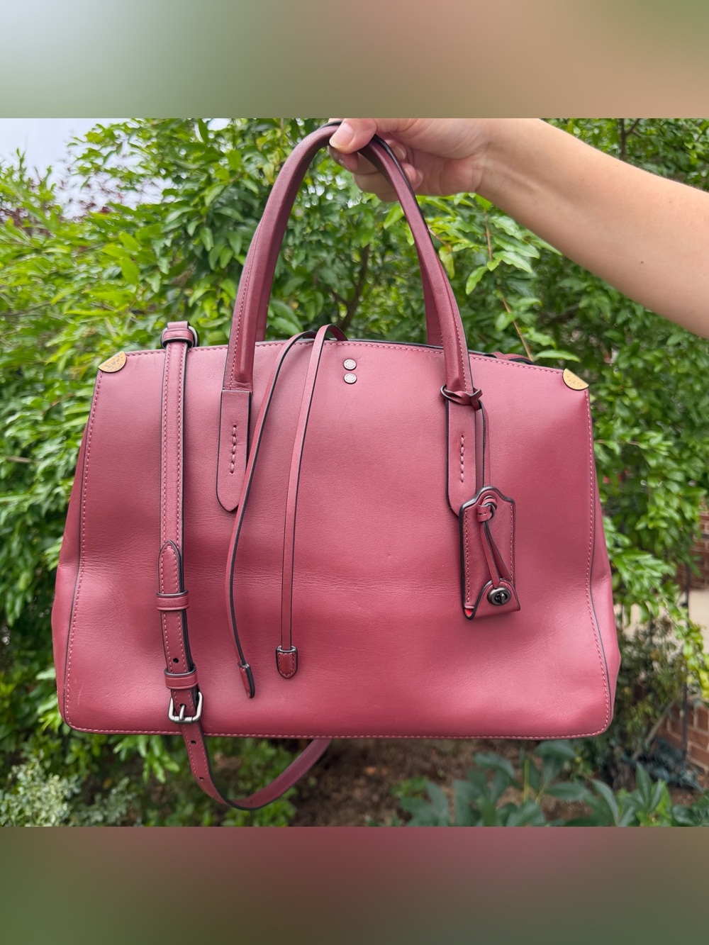 COACH 1941 Glovetanned leather Cooper Carryall Satchel Tote Handbag 22821